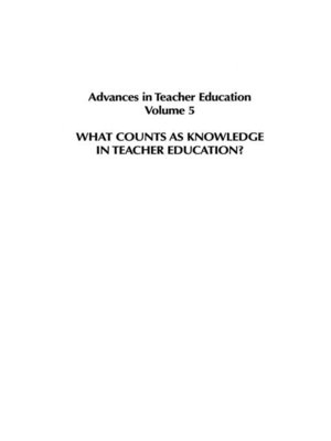 cover image of Advances in Teacher Education, Volume 5